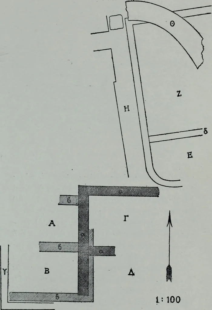 An illustration from Archaiologik ephmeris : ekdidomen hypo ts en Athnais Archaiologiks Hetairias, 1862, leaf 228