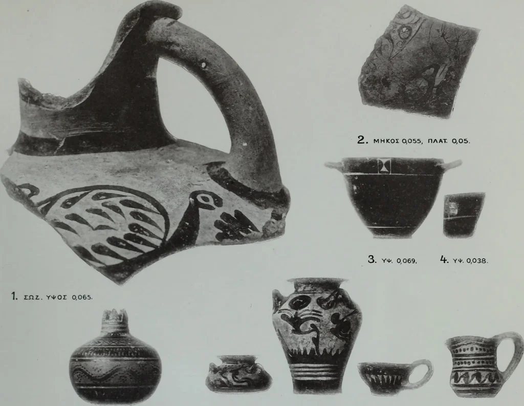 An illustration from Archaiologik ephmeris : ekdidomen hypo ts en Athnais Archaiologiks Hetairias, 1862, leaf 282