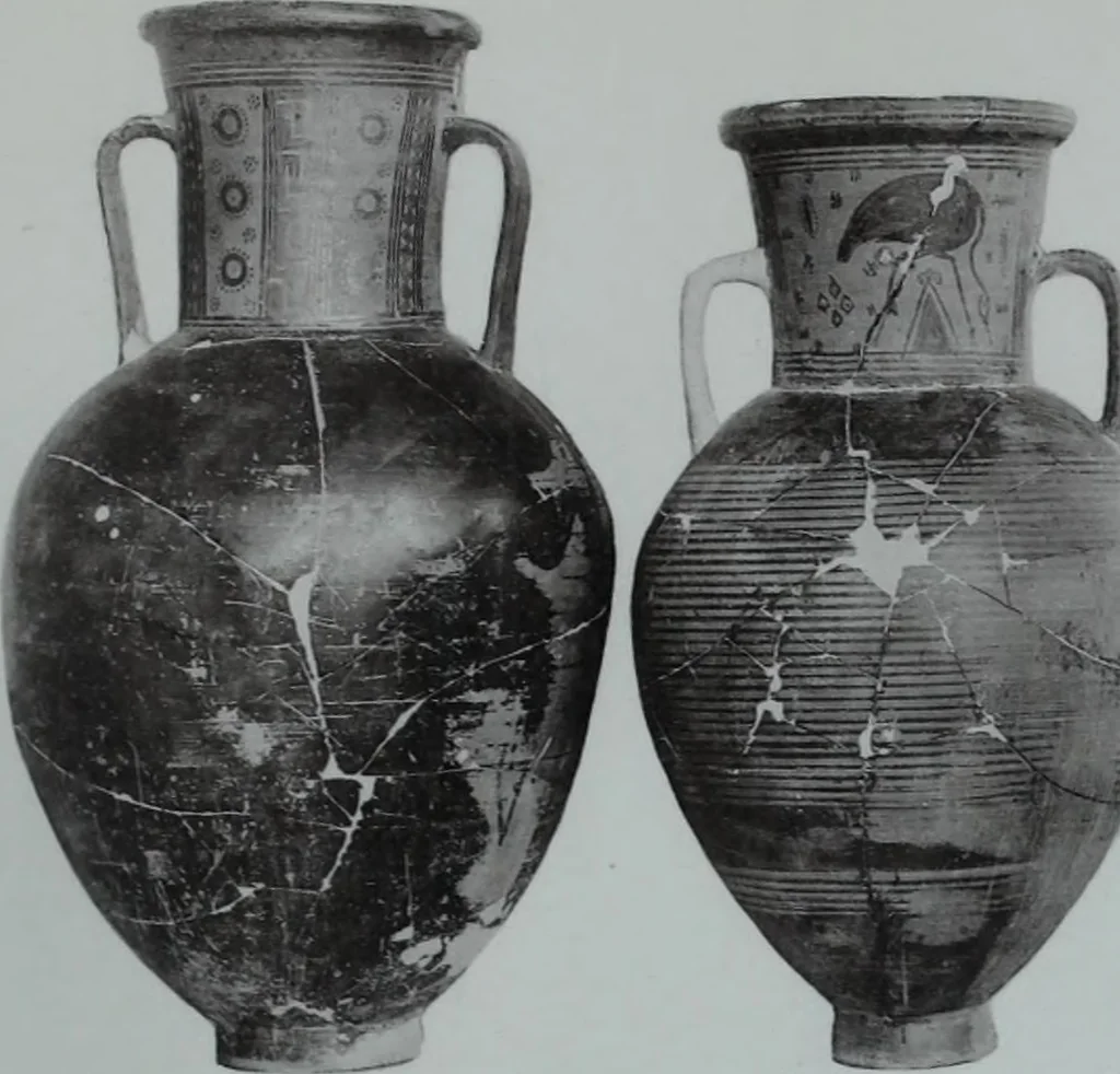An illustration from Archaiologik ephmeris : ekdidomen hypo ts en Athnais Archaiologiks Hetairias, 1862, leaf 284