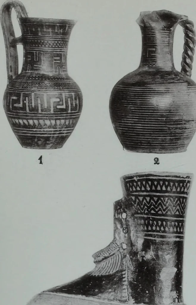 An illustration from Archaiologik ephmeris : ekdidomen hypo ts en Athnais Archaiologiks Hetairias, 1862, leaf 286