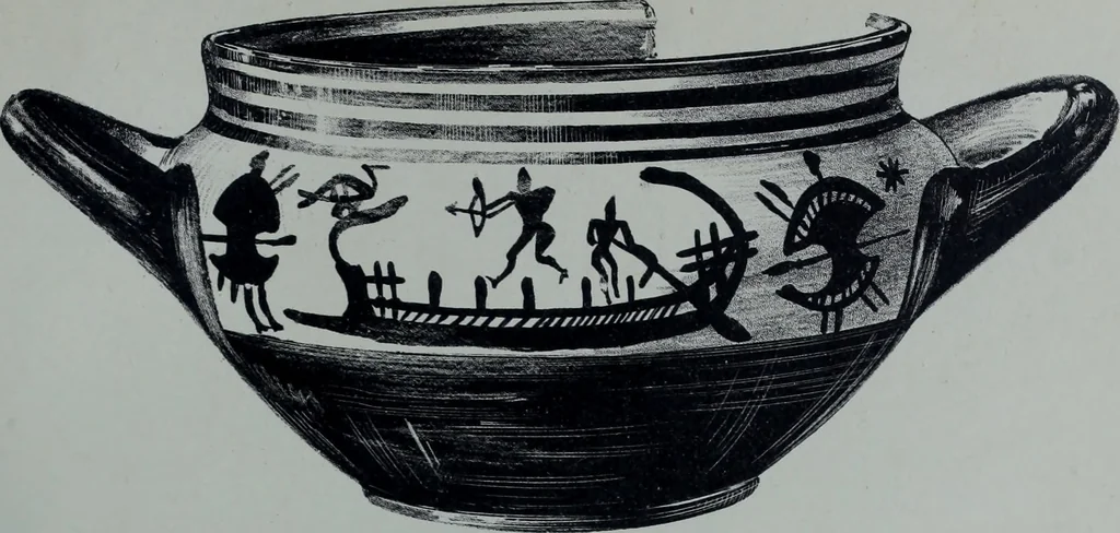 An illustration from Archaiologik ephmeris : ekdidomen hypo ts en Athnais Archaiologiks Hetairias, 1862, leaf 288