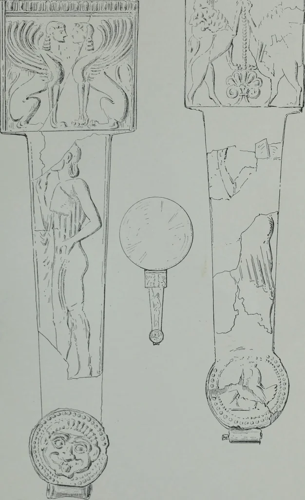 An illustration from Archaiologik ephmeris : ekdidomen hypo ts en Athnais Archaiologiks Hetairias, 1862, leaf 292
