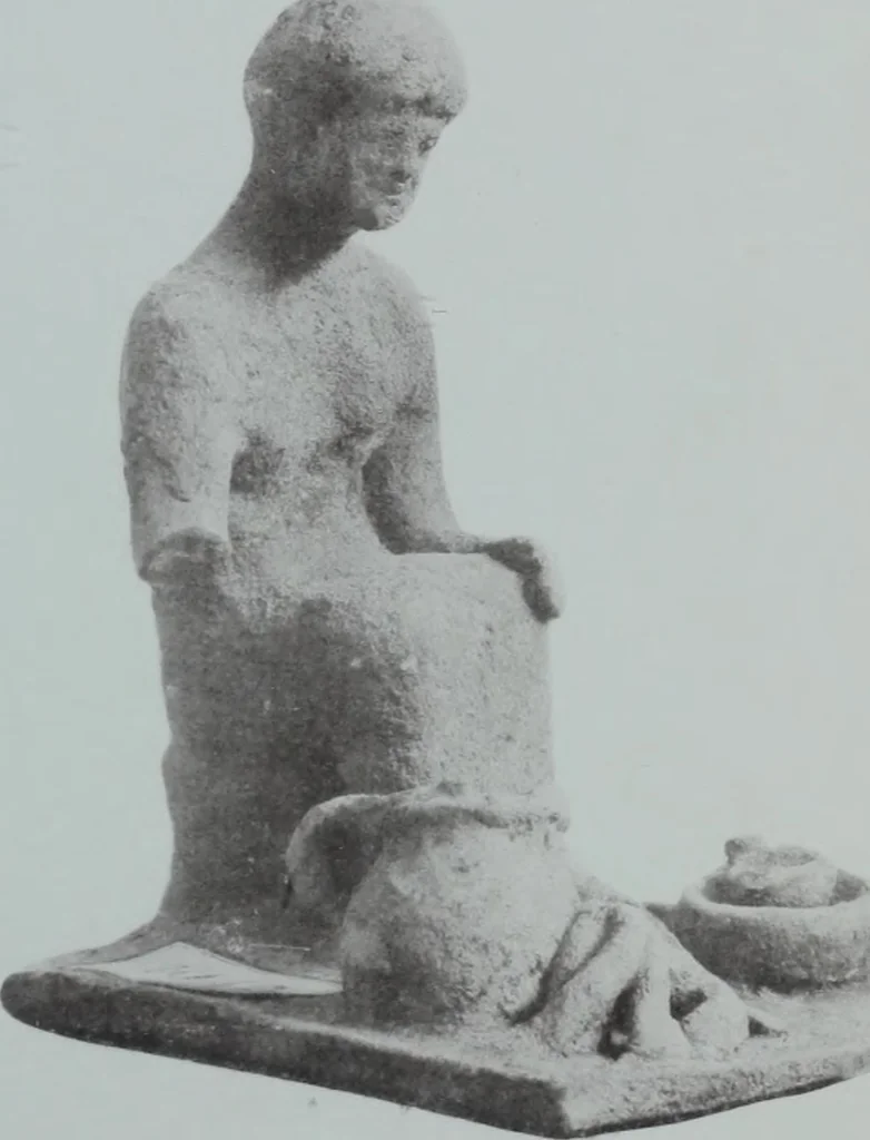 An illustration from Archaiologik ephmeris : ekdidomen hypo ts en Athnais Archaiologiks Hetairias, 1862, leaf 304