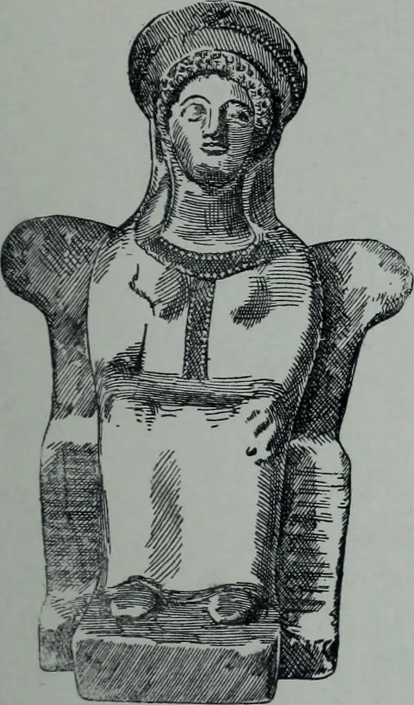 An illustration from Archaiologik ephmeris : ekdidomen hypo ts en Athnais Archaiologiks Hetairias, 1862, leaf 328
