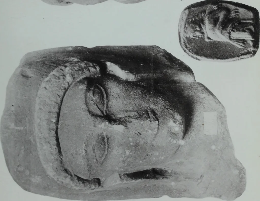 An illustration from Archaiologik ephmeris : ekdidomen hypo ts en Athnais Archaiologiks Hetairias, 1862, leaf 444