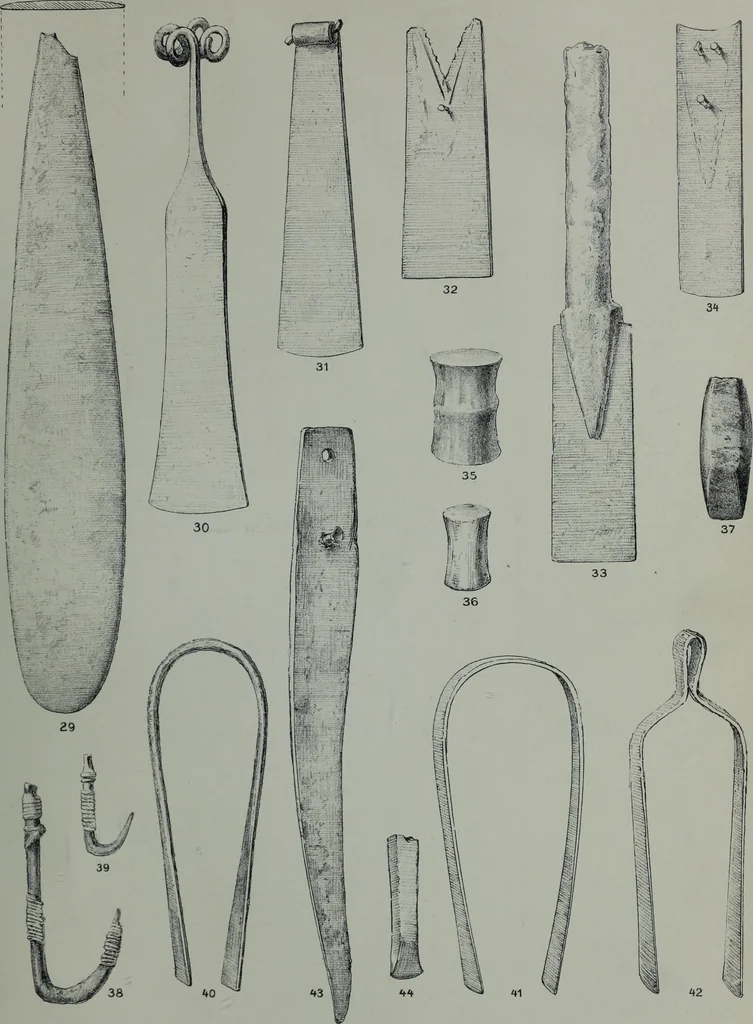 An illustration from Archaiologik ephmeris : ekdidomen hypo ts en Athnais Archaiologiks Hetairias, 1862, leaf 458