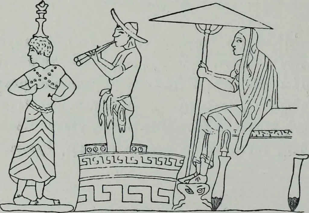 An illustration from Archaiologik ephmeris : ekdidomen hypo ts en Athnais Archaiologiks Hetairias, 1862, leaf 93