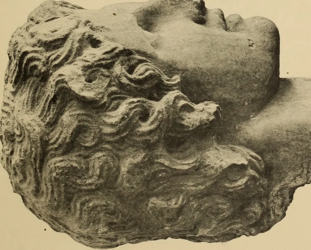 An illustration from Archaiologik ephmeris : ekdidomen hypo ts en Athnais Archaiologiks Hetairias, 1862, leaf 130