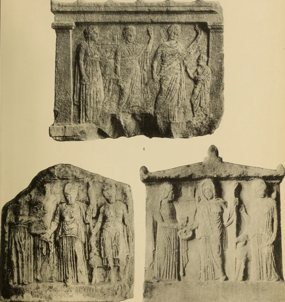 An illustration from Archaiologik ephmeris : ekdidomen hypo ts en Athnais Archaiologiks Hetairias, 1862, leaf 132