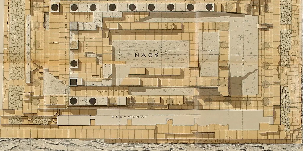 An illustration from Archaiologik ephmeris : ekdidomen hypo ts en Athnais Archaiologiks Hetairias, 1862, leaf 146