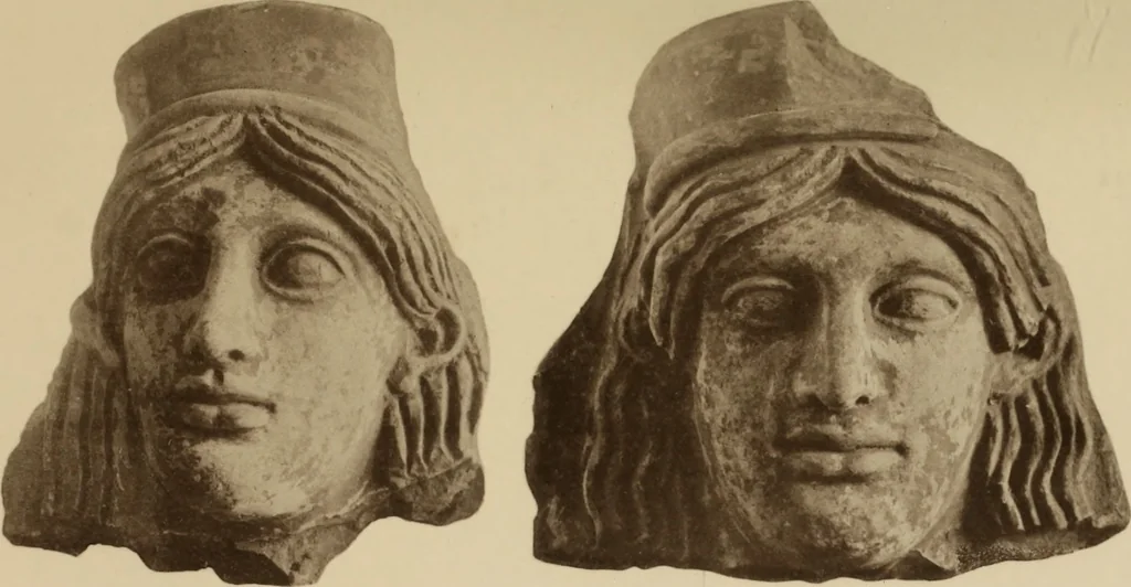 An illustration from Archaiologik ephmeris : ekdidomen hypo ts en Athnais Archaiologiks Hetairias, 1862, leaf 152