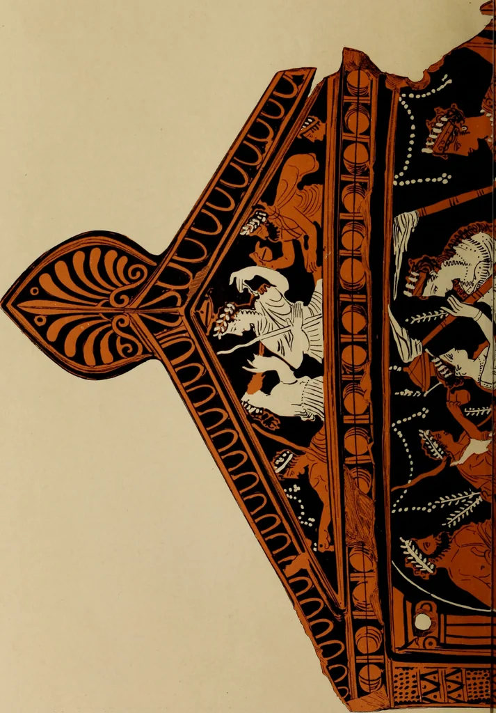 An illustration from Archaiologik ephmeris : ekdidomen hypo ts en Athnais Archaiologiks Hetairias, 1862, leaf 267