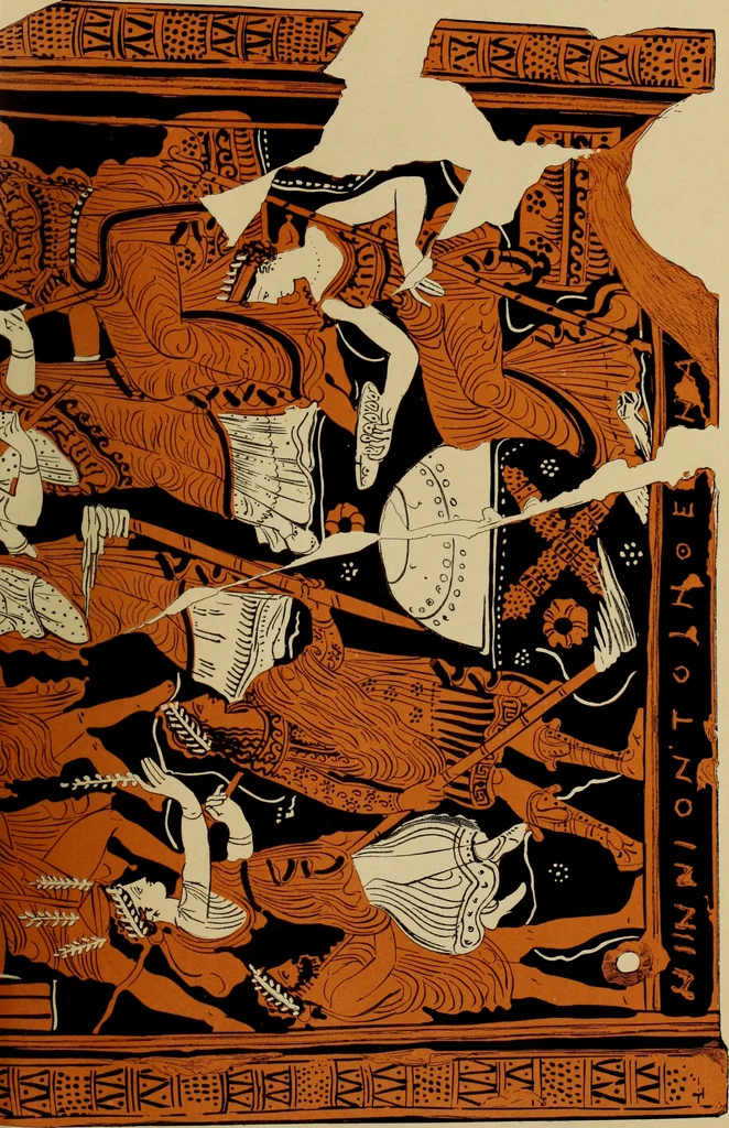 An illustration from Archaiologik ephmeris : ekdidomen hypo ts en Athnais Archaiologiks Hetairias, 1862, leaf 268