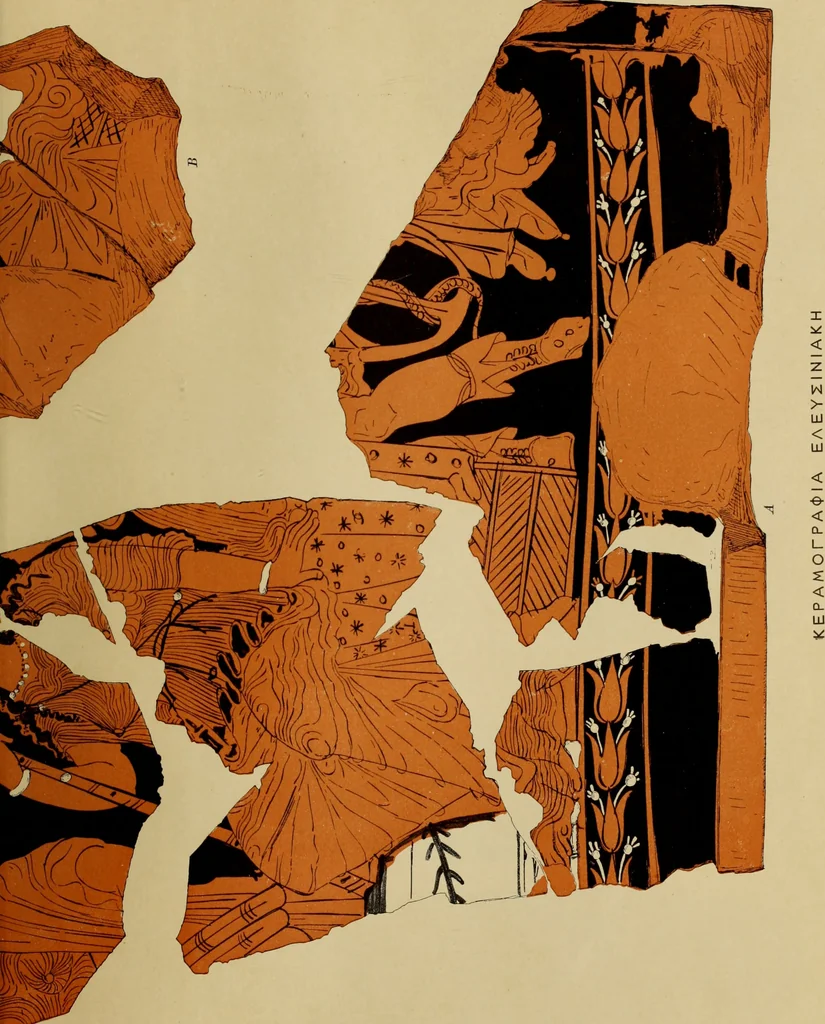 An illustration from Archaiologik ephmeris : ekdidomen hypo ts en Athnais Archaiologiks Hetairias, 1862, leaf 272
