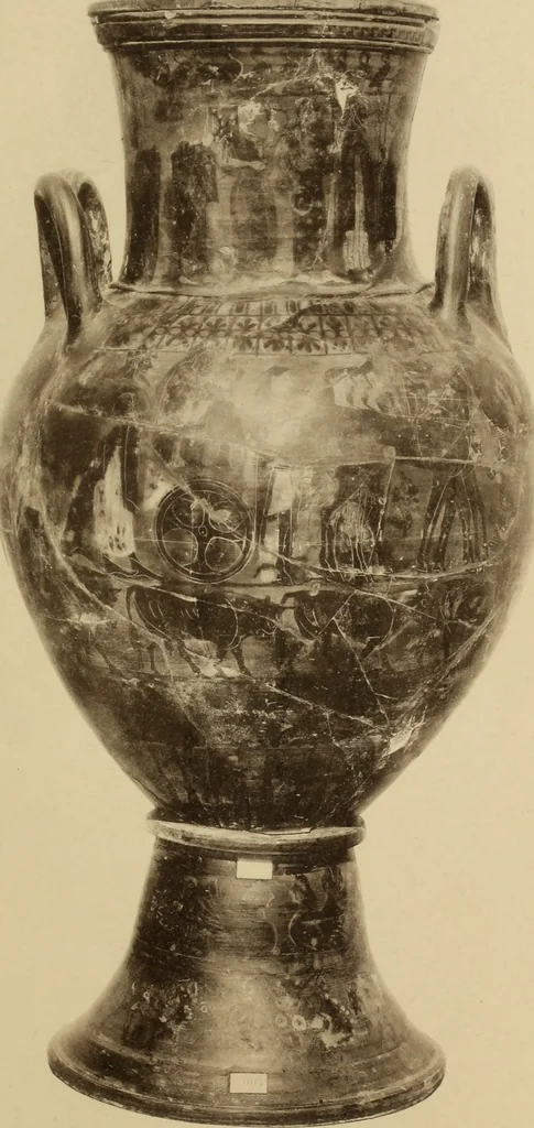 An illustration from Archaiologik ephmeris : ekdidomen hypo ts en Athnais Archaiologiks Hetairias, 1862, leaf 282
