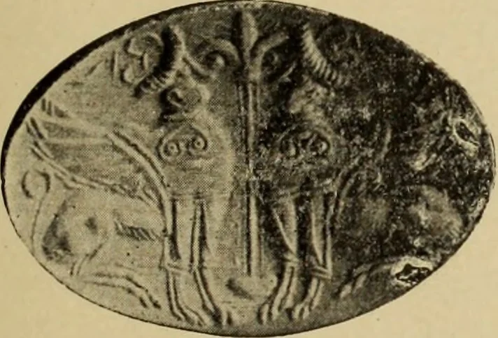 An illustration from Archaiologik ephmeris : ekdidomen hypo ts en Athnais Archaiologiks Hetairias, 1862, leaf 296