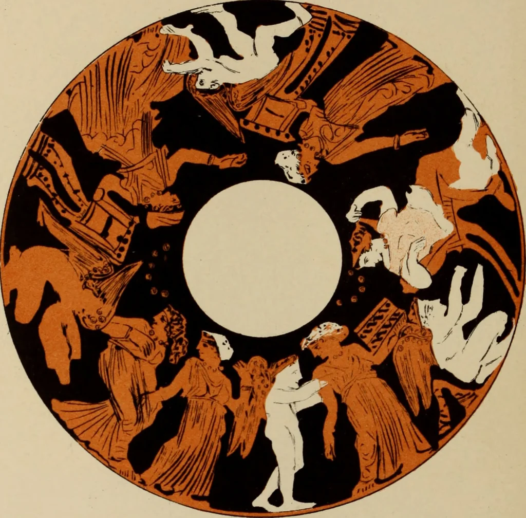 An illustration from Archaiologik ephmeris : ekdidomen hypo ts en Athnais Archaiologiks Hetairias, 1862, leaf 393