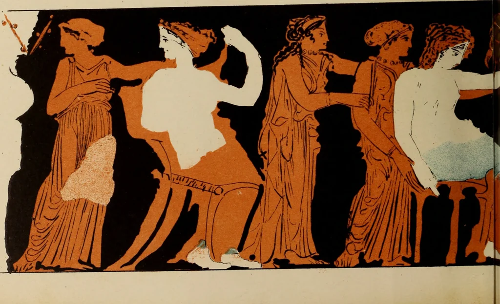 An illustration from Archaiologik ephmeris : ekdidomen hypo ts en Athnais Archaiologiks Hetairias, 1862, leaf 393