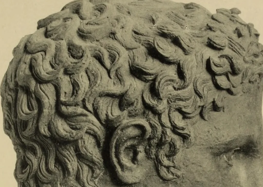 An illustration from Archaiologik ephmeris : ekdidomen hypo ts en Athnais Archaiologiks Hetairias, 1862, leaf 404