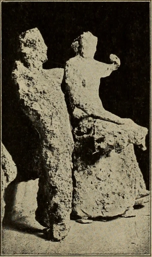 An illustration from Archaiologik ephmeris : ekdidomen hypo ts en Athnais Archaiologiks Hetairias, 1862, leaf 418