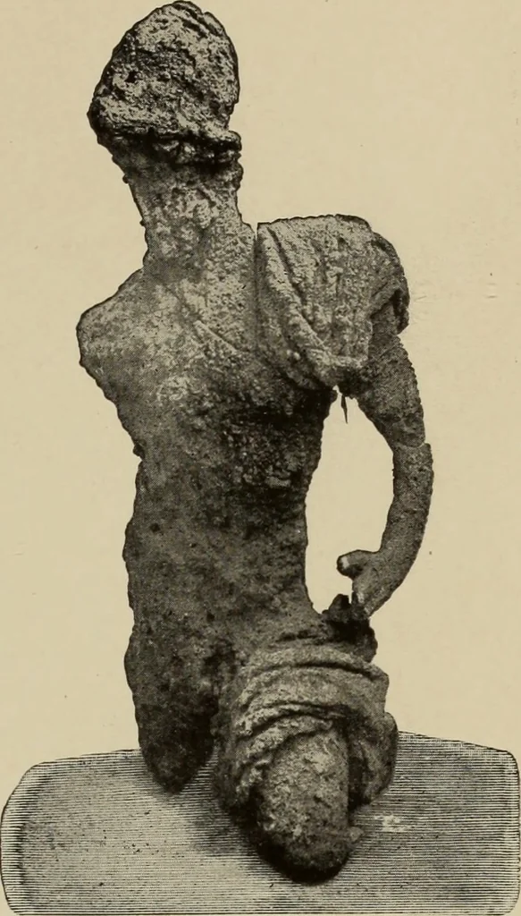 An illustration from Archaiologik ephmeris : ekdidomen hypo ts en Athnais Archaiologiks Hetairias, 1862, leaf 428