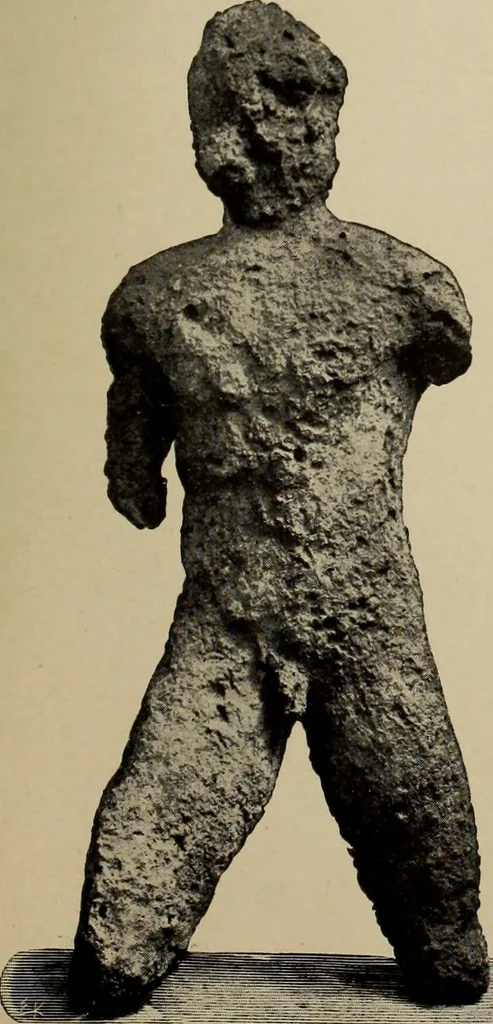 An illustration from Archaiologik ephmeris : ekdidomen hypo ts en Athnais Archaiologiks Hetairias, 1862, leaf 428