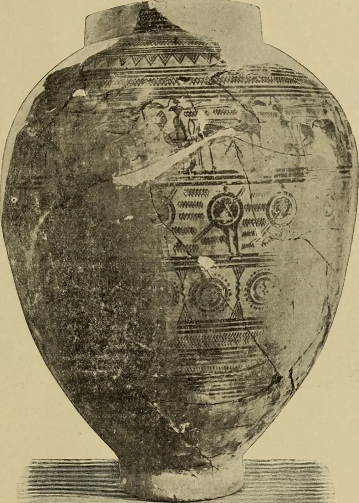 An illustration from Archaiologik ephmeris : ekdidomen hypo ts en Athnais Archaiologiks Hetairias, 1862, leaf 444