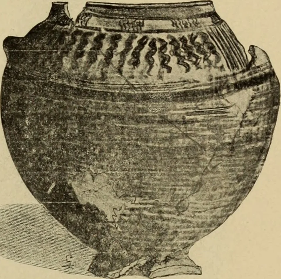An illustration from Archaiologik ephmeris : ekdidomen hypo ts en Athnais Archaiologiks Hetairias, 1862, leaf 450