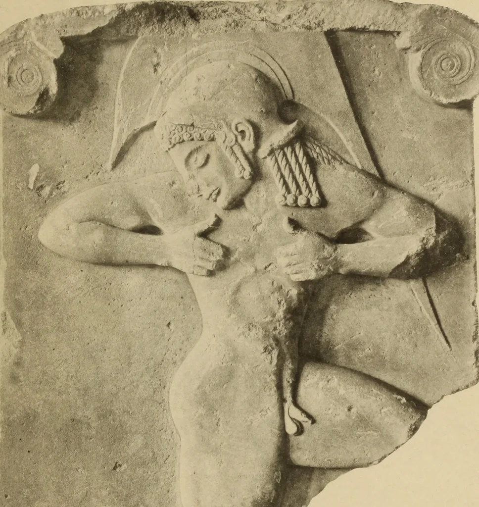 An illustration from Archaiologik ephmeris : ekdidomen hypo ts en Athnais Archaiologiks Hetairias, 1862, leaf 544