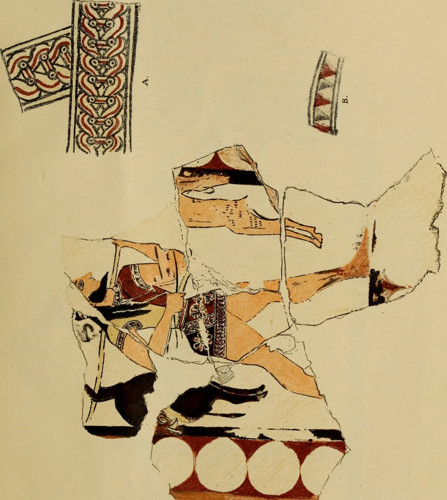 An illustration from Archaiologik ephmeris : ekdidomen hypo ts en Athnais Archaiologiks Hetairias, 1862, leaf 548
