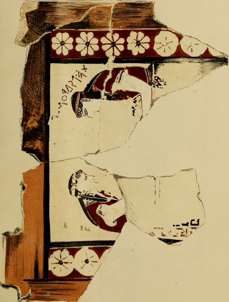 An illustration from Archaiologik ephmeris : ekdidomen hypo ts en Athnais Archaiologiks Hetairias, 1862, leaf 552