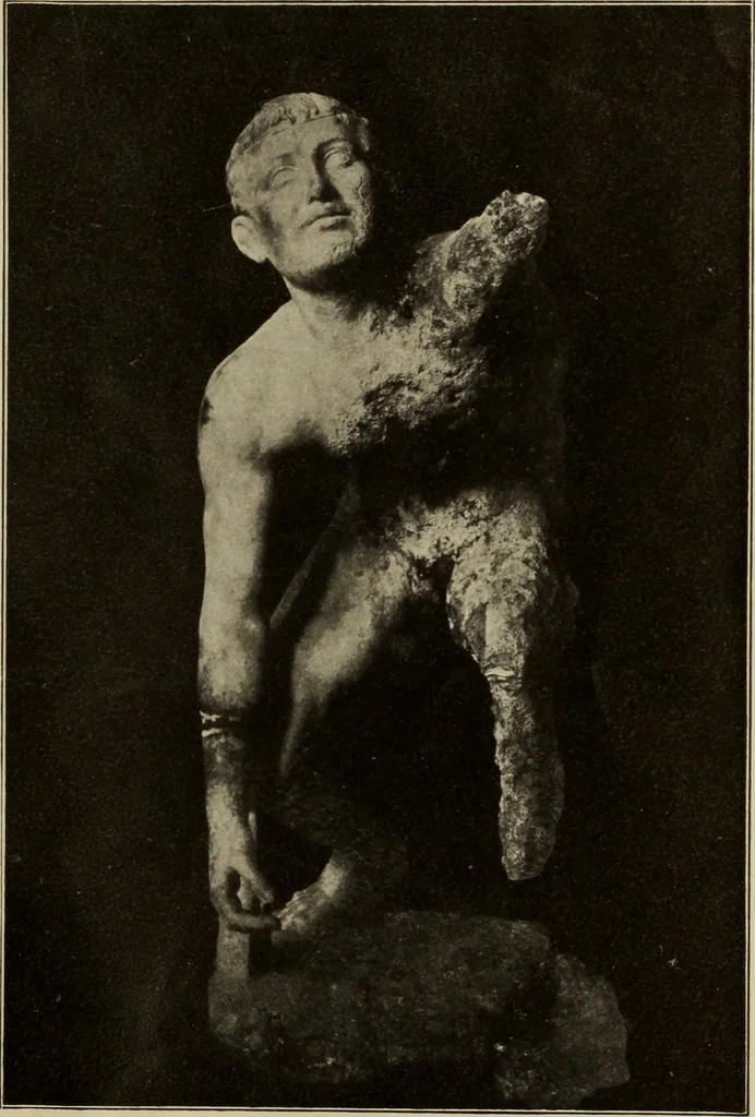An illustration from Archaiologik ephmeris : ekdidomen hypo ts en Athnais Archaiologiks Hetairias, 1862, leaf 562