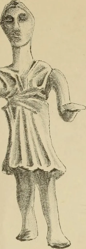 An illustration from Archaiologik ephmeris : ekdidomen hypo ts en Athnais Archaiologiks Hetairias, 1862, leaf 566