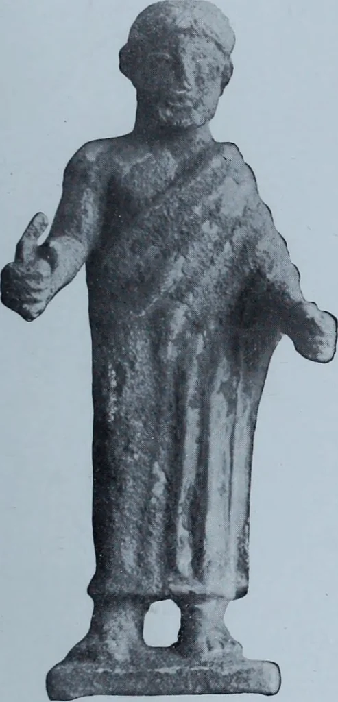 An illustration from Archaiologik ephmeris : ekdidomen hypo ts en Athnais Archaiologiks Hetairias, 1862, leaf 104
