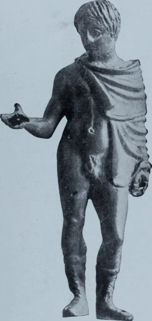 An illustration from Archaiologik ephmeris : ekdidomen hypo ts en Athnais Archaiologiks Hetairias, 1862, leaf 108