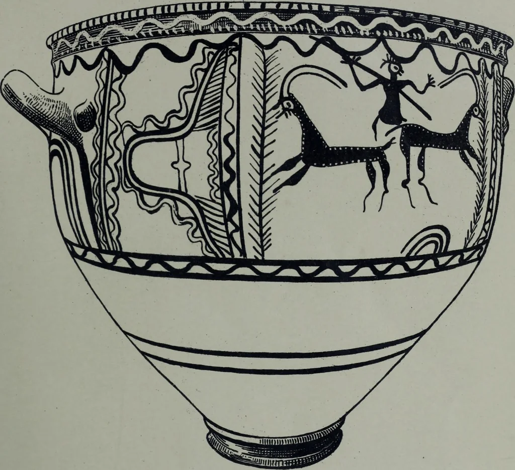 An illustration from Archaiologik ephmeris : ekdidomen hypo ts en Athnais Archaiologiks Hetairias, 1862, leaf 120