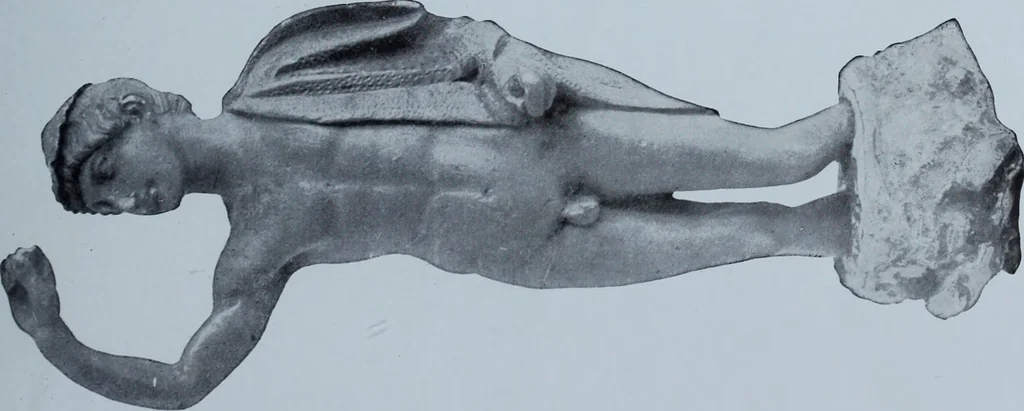 An illustration from Archaiologik ephmeris : ekdidomen hypo ts en Athnais Archaiologiks Hetairias, 1862, leaf 134