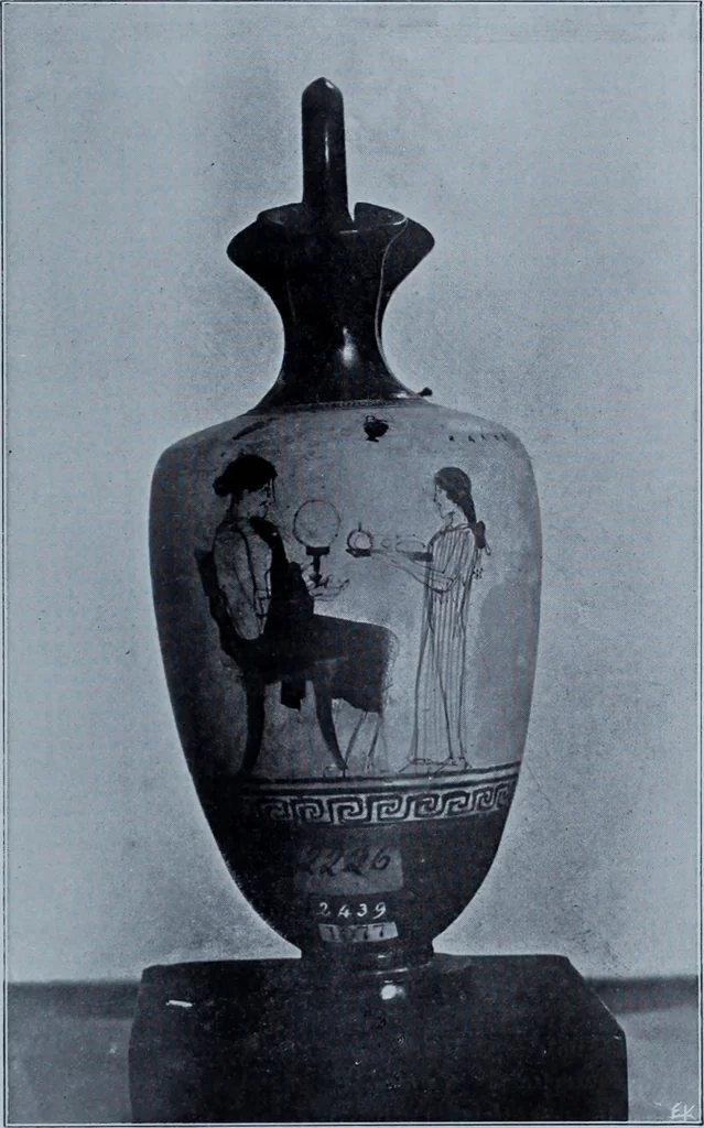 An illustration from Archaiologik ephmeris : ekdidomen hypo ts en Athnais Archaiologiks Hetairias, 1862, leaf 158