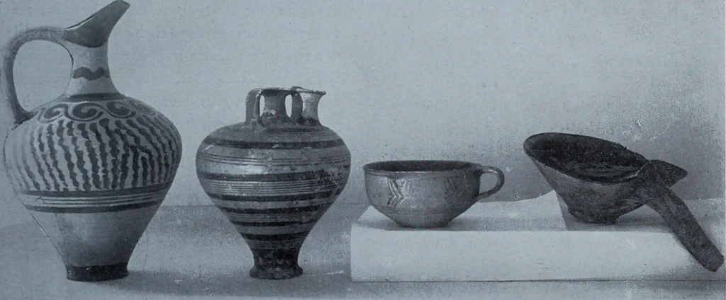 An illustration from Archaiologik ephmeris : ekdidomen hypo ts en Athnais Archaiologiks Hetairias, 1862, leaf 16