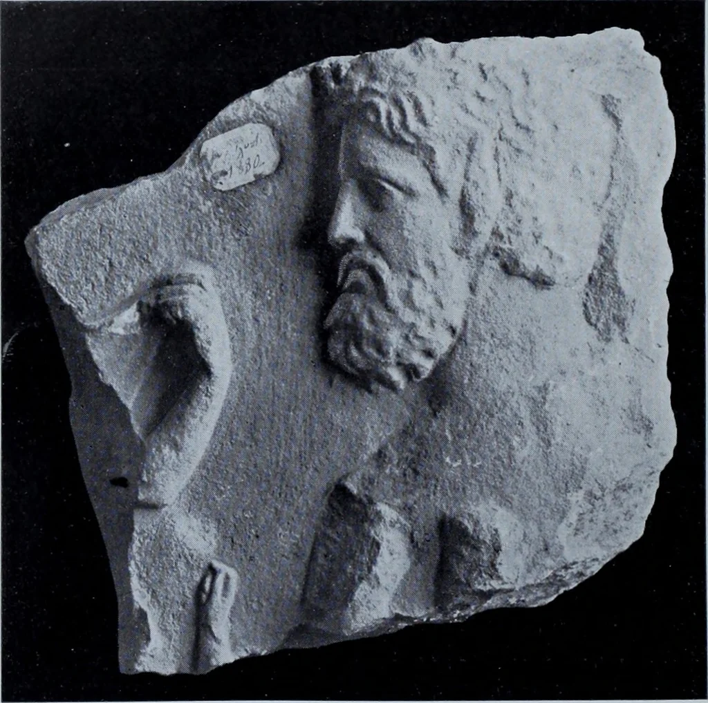 An illustration from Archaiologik ephmeris : ekdidomen hypo ts en Athnais Archaiologiks Hetairias, 1862, leaf 195