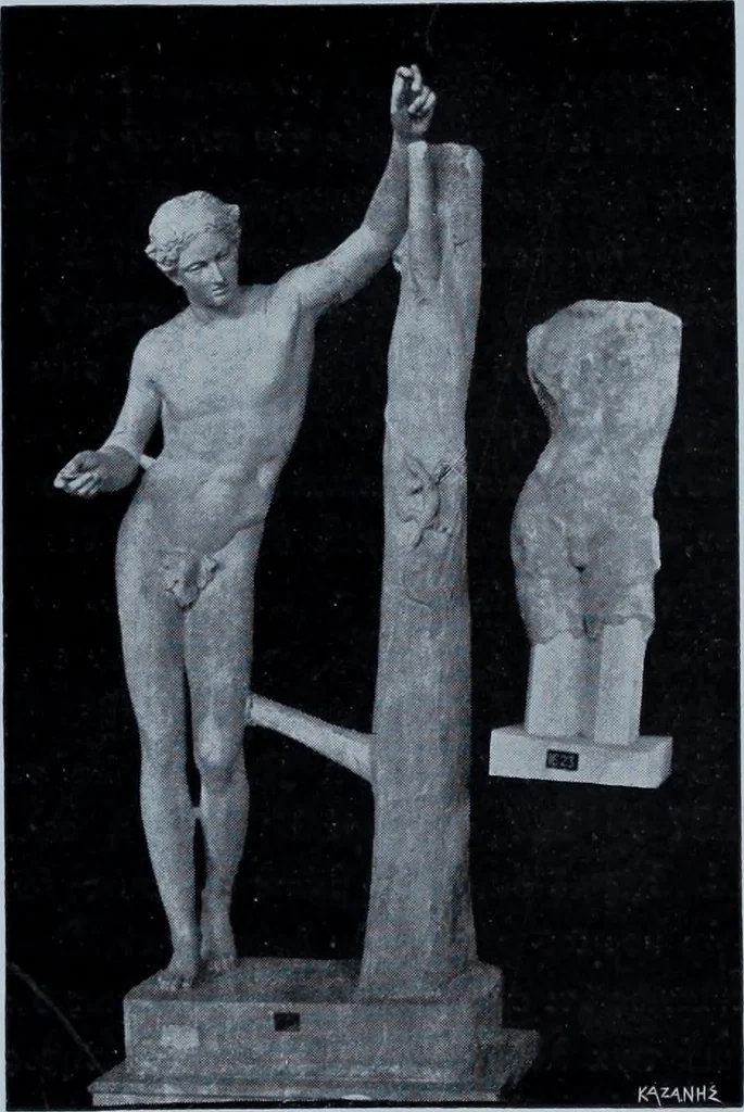An illustration from Archaiologik ephmeris : ekdidomen hypo ts en Athnais Archaiologiks Hetairias, 1862, leaf 272