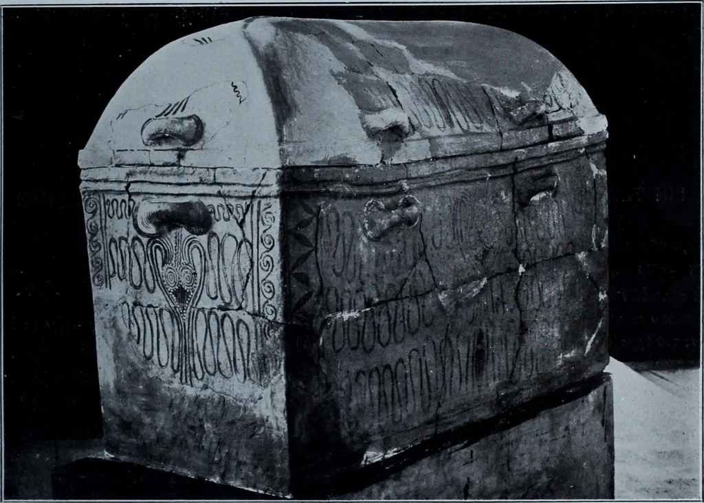 An illustration from Archaiologik ephmeris : ekdidomen hypo ts en Athnais Archaiologiks Hetairias, 1862, leaf 34