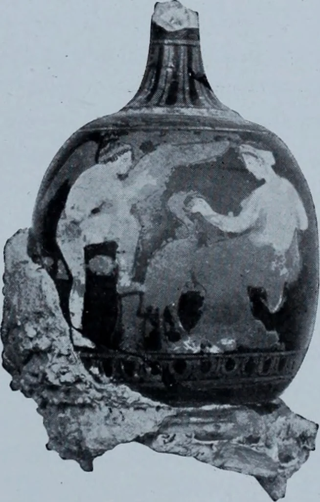 An illustration from Archaiologik ephmeris : ekdidomen hypo ts en Athnais Archaiologiks Hetairias, 1862, leaf 346
