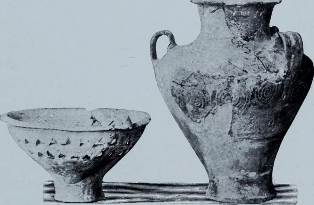 An illustration from Archaiologik ephmeris : ekdidomen hypo ts en Athnais Archaiologiks Hetairias, 1862, leaf 412