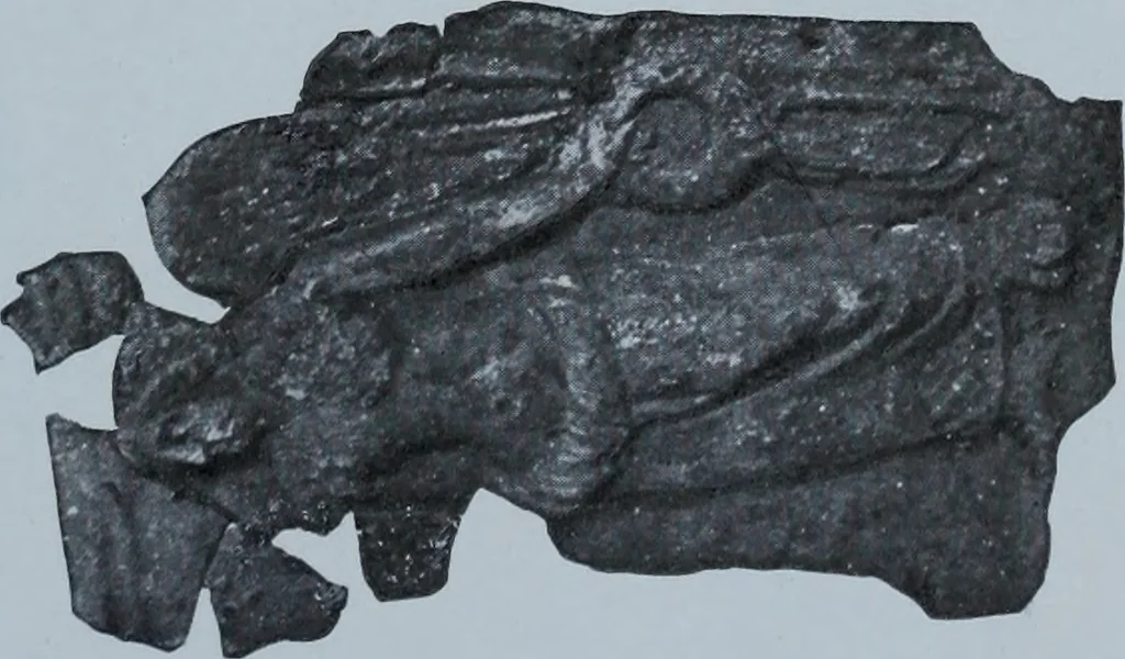 An illustration from Archaiologik ephmeris : ekdidomen hypo ts en Athnais Archaiologiks Hetairias, 1862, leaf 424