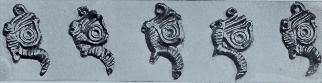 An illustration from Archaiologik ephmeris : ekdidomen hypo ts en Athnais Archaiologiks Hetairias, 1862, leaf 444