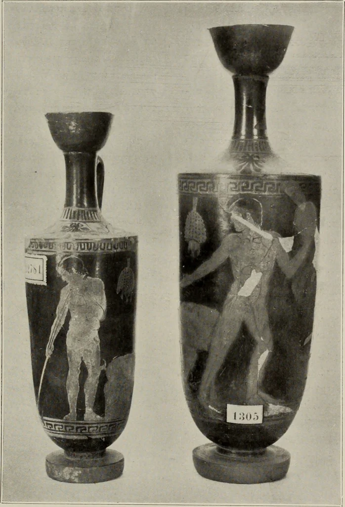 An illustration from Archaiologik ephmeris : ekdidomen hypo ts en Athnais Archaiologiks Hetairias, 1862, leaf 134