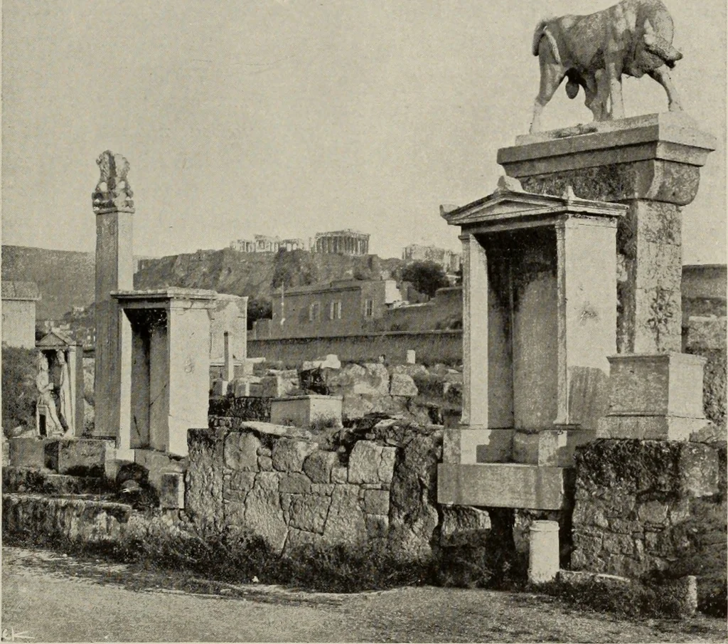 An illustration from Archaiologik ephmeris : ekdidomen hypo ts en Athnais Archaiologiks Hetairias, 1862, leaf 166