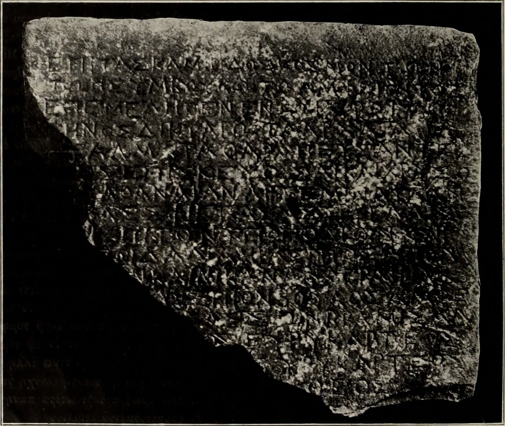 An illustration from Archaiologik ephmeris : ekdidomen hypo ts en Athnais Archaiologiks Hetairias, 1862, leaf 279