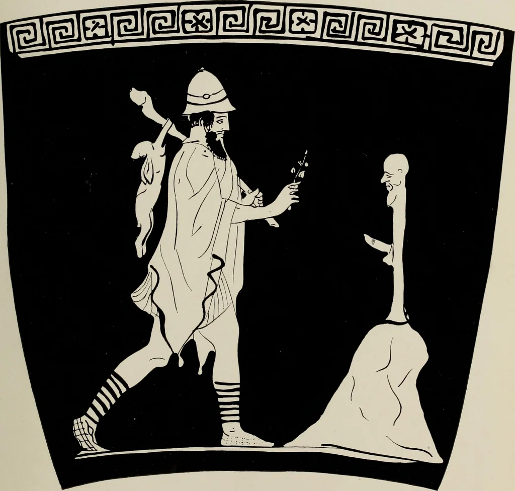 An illustration from Archaiologik ephmeris : ekdidomen hypo ts en Athnais Archaiologiks Hetairias, 1862, leaf 340